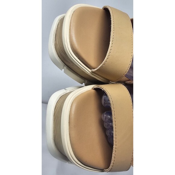 Sorel Joanie III Ankle Strap Sandals Sandals Platform Multi-Strap Tan 10 Chunky - Picture 14 of 14